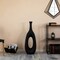 Frosted Fiberglass Tall Floor Vase - Decorative Vase for Modern Home Decor, Perfect for Living Room, Home Office, Bedroom, Kitchen, Coffee Bar, Farmhouse Decor, and Wedding Centerpieces